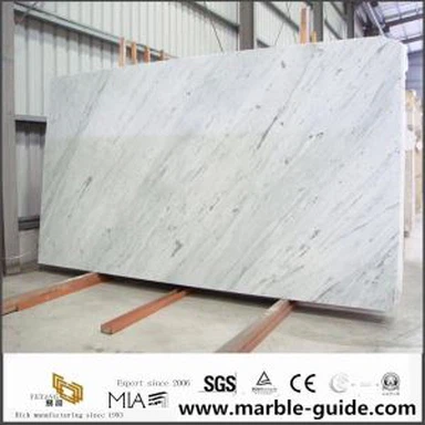 White Carrara Marble for Slabs Bathroom Flooring Tile Countertops with Hot Sale Low Price