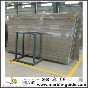 Athens Wood Gray Marble Slabs for Flooring Mosaic Tiles Decor