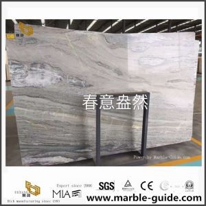 New Fantastic Spring Grey Marble Slabs for Tile , Countertop,Vanity Top Decor with Cheap Price