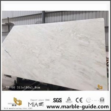 New White China Statuario Jade Marble Slabs In Stock for Kitchen Tiles with Cheap Price