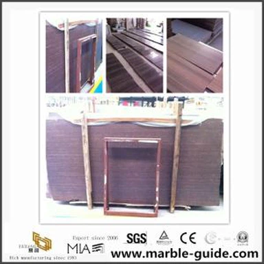 Purple Wooden Marble Slabs for Floor Tiles