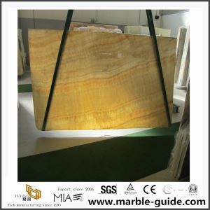 Top Surface China Yellow Honey Onyx Marble Floor Tile with Best Price
