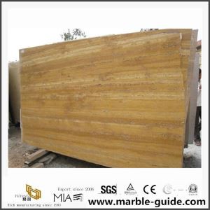 Turkey Yellow Travertine Slab for Floor Tiles, Wall Tiles with Good Price