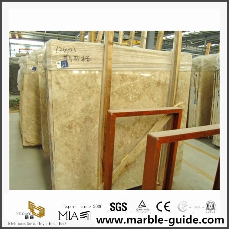 Antique Beige Marble Slabs for Wall Tiles