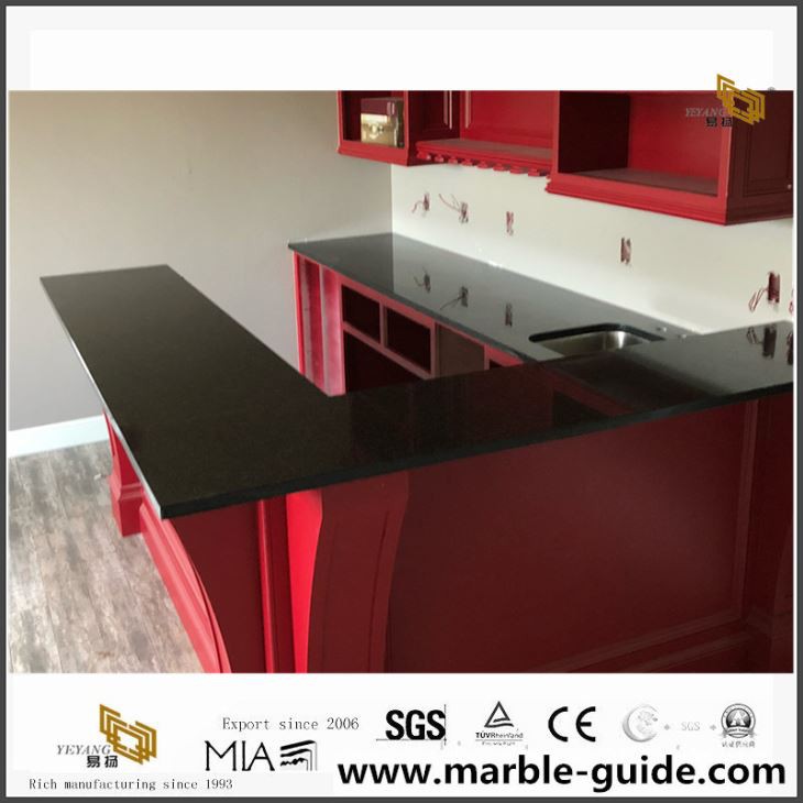 Black Pearl Granite Kitchen Countertops
