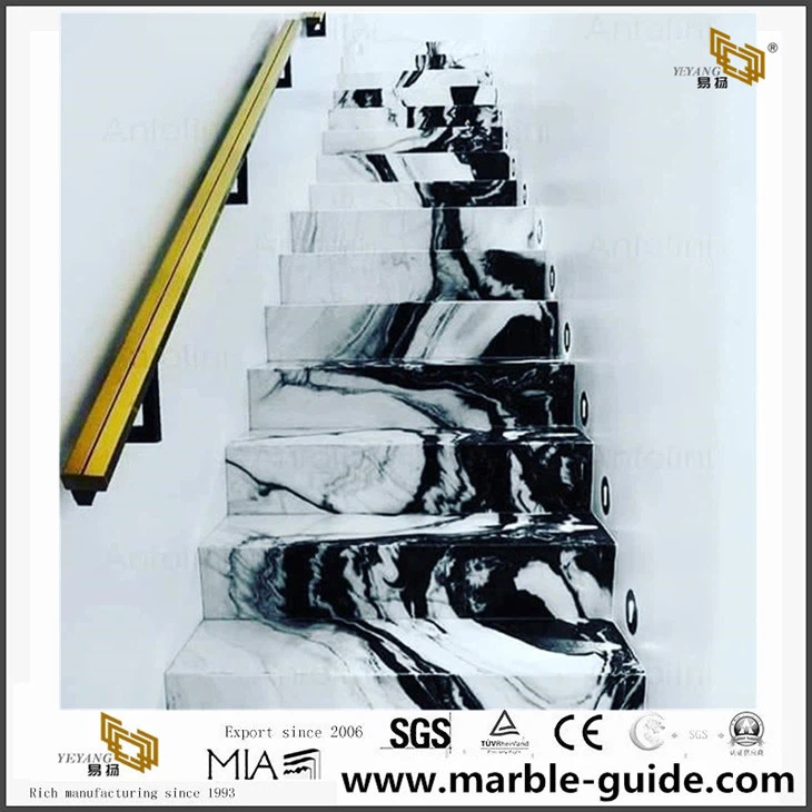Panda White Marble Staircase