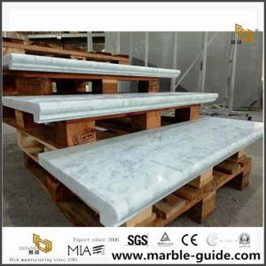 Bianco Carrara White Marble Steps