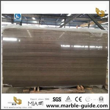 Luxury Coffee Wood Marble Slabs
