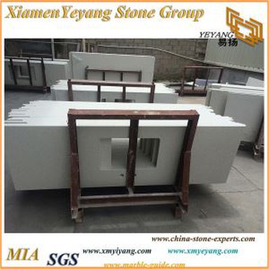 Crystal White Quartz Countetops