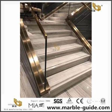 Crystal Wood Marble Staircase