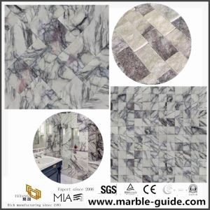 Milas Lilac White Marble Mosaic Stone Tiles for Kichen Floor/Wall Design