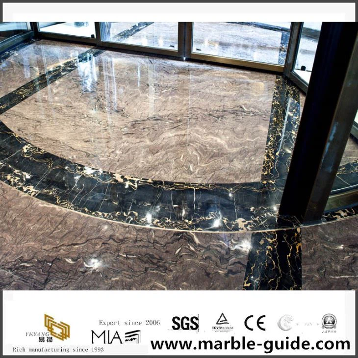 Supermarket Project By Italy Portoro Marble Decoration