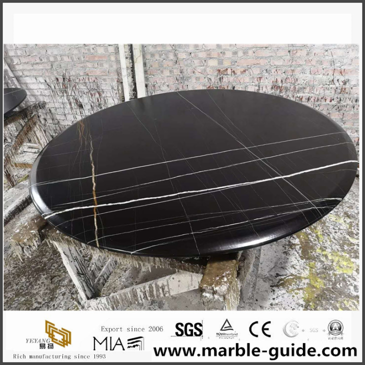 Black Marble Dining Table Tops