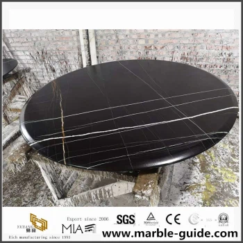 Black Marble Dining Table Tops
