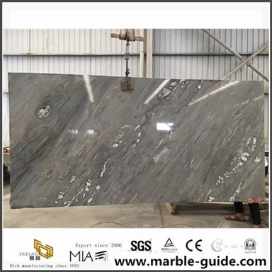 Grey Marble Slabs for Wall Design