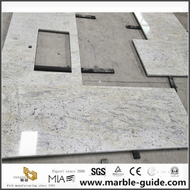 New River White Granite Kitchen Countertop Project
