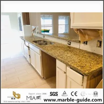 Yellow Granite Countertops for Kitchen