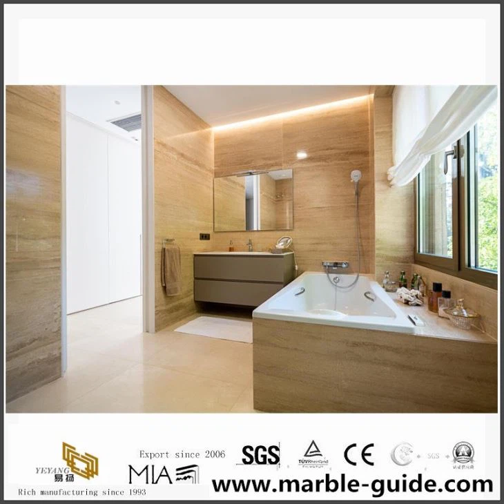 Yellow Travertine For Bathroom Design