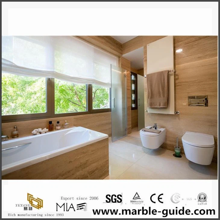 Yellow Travertine For Bathroom Design