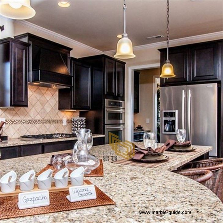 Affordable Giallo Ornamental Granite Kitchen Countertop