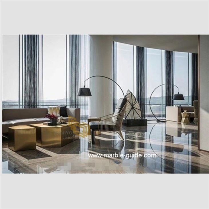 Kylin Wood Marble With Brown Vein For Floor