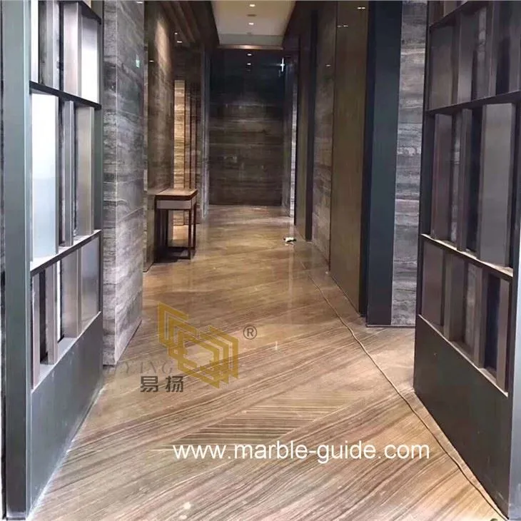 Kylin Wood Marble With Brown Vein For Floor