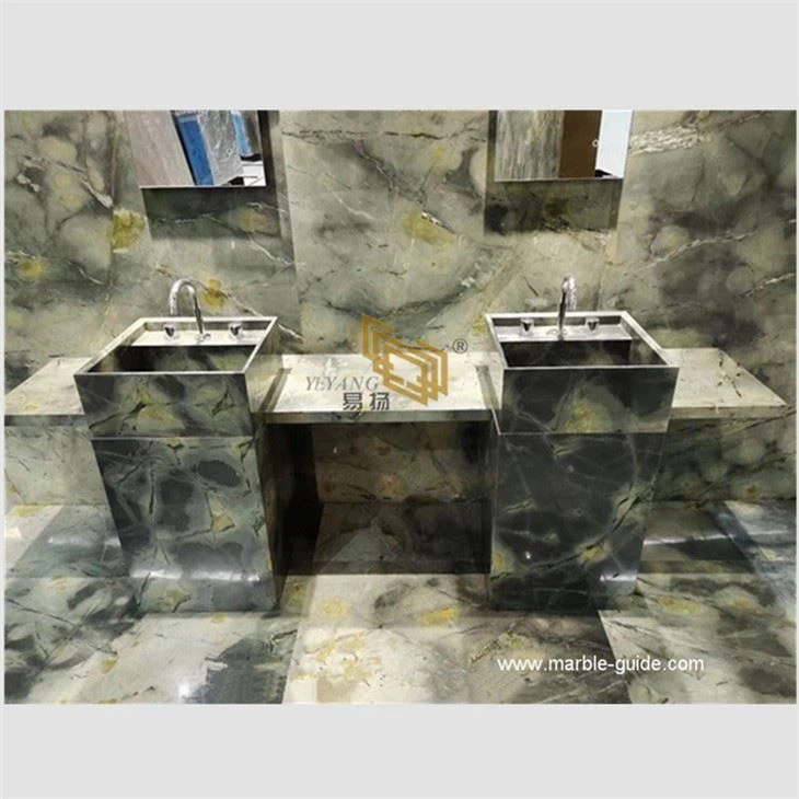 Peacock Green Marble Dreaming Green Marble Tile
