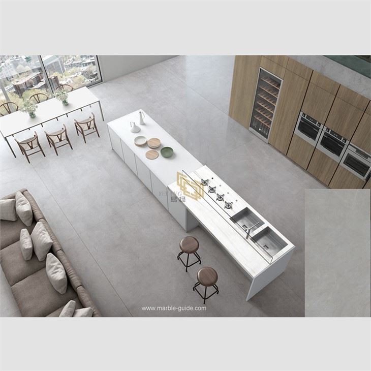 Pulpis Gray Sintered Stone Floor And Countertop