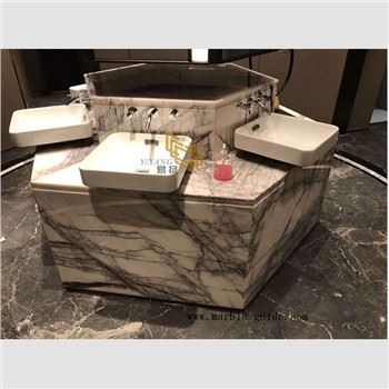 Milas Lilac Marble Bathroom Design