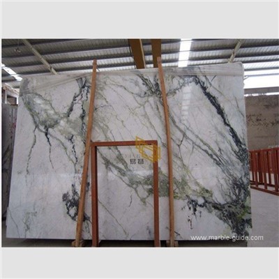 Picasso White Marble Bathroom Wall Cladding