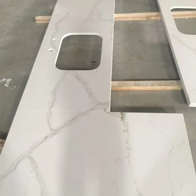 Prefab Calacatta White Quartz Countertops