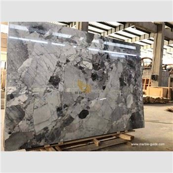 Snow Gray Marble Slabs For Floor