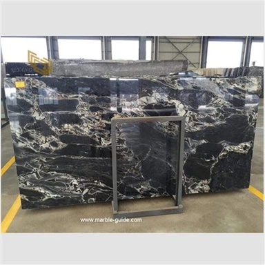 Titanic Storm Black Marble For Bar Top