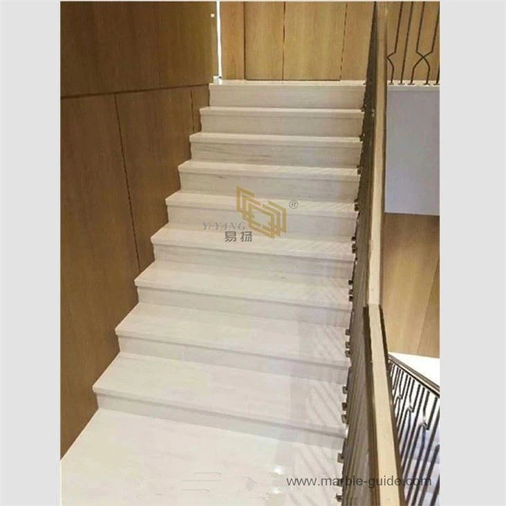 Star White Marble Stair Tiles