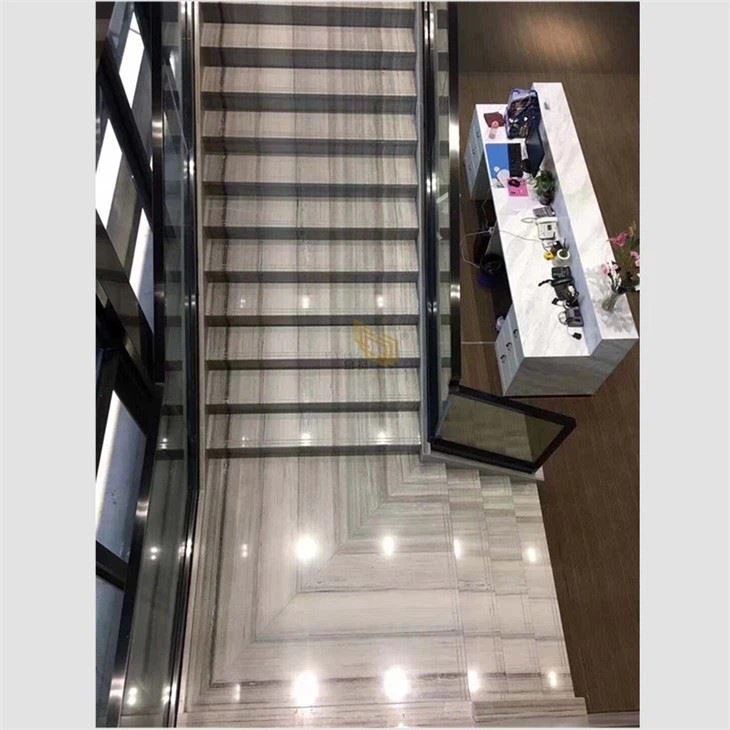 Crystal Wood Marble Stairs For Sale