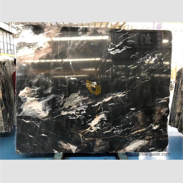 Glamour Magic Black Polished Marble Slabs