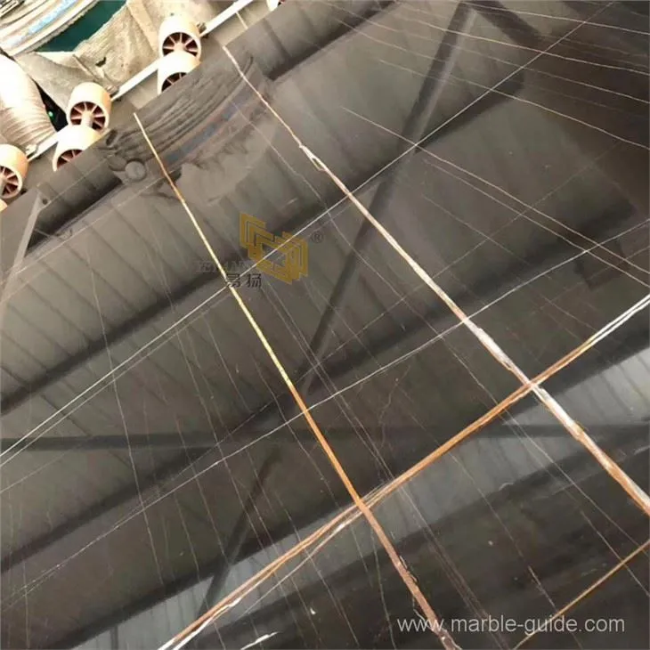 Sahara Noir Black Marble Round Table