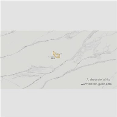 Artificial Matte Arabescato Sintered Stone Slab In Stock