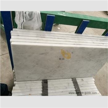 Bianco Carrara Honed Marble Tiles For Floor And Wall