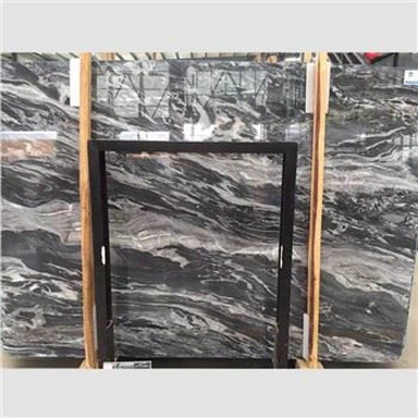 Bookmatched Dream Star Black Marble Slabs