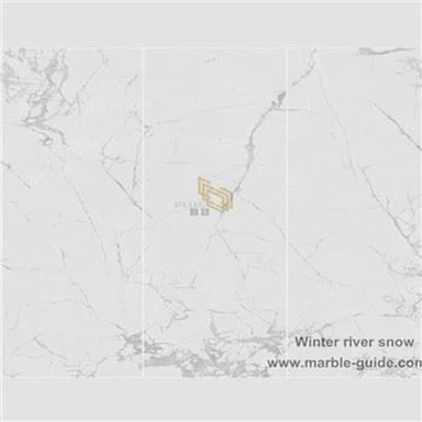 Winter River Snow Matt Surface Sintered Stone