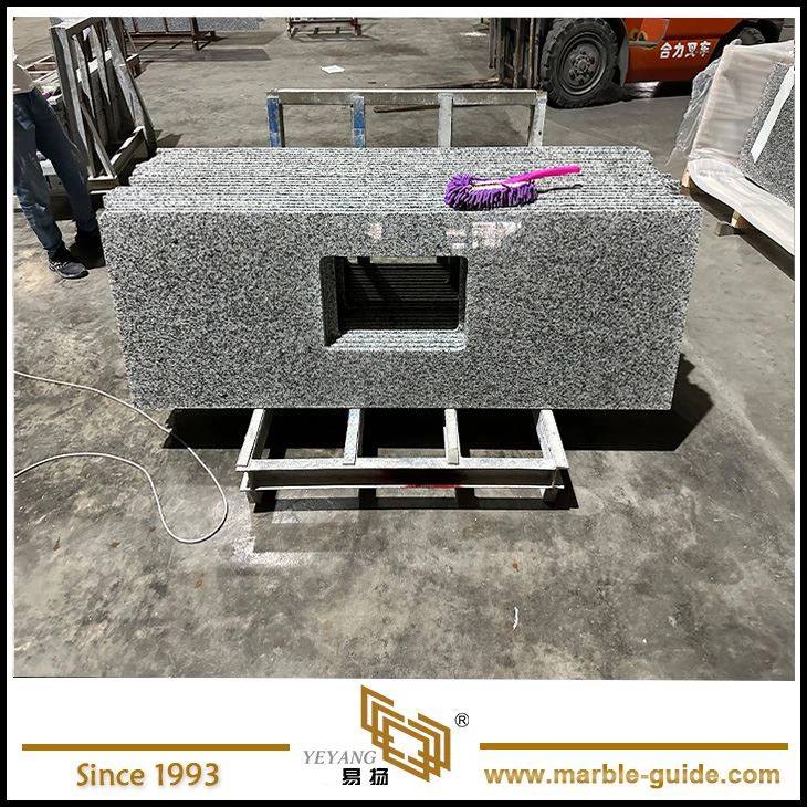 Luna pearl granite bathroom vanity